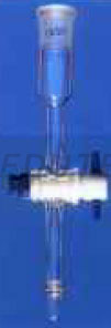 ADAPTER, SOCKET TO FLEXIBLE TUBING STRAIGHT CONNECTION, WITH GLASS OR PTFE NEEDLE VALVE 

STOPCOCK
