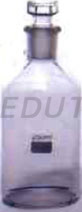 BOTTLE, REAGENT INTERCHANGEABLE HOLLOW STOPPER, NARROW MOUTH, CLEAR .