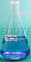 FLASK, DISTILLATION, WITH SIDE TUBE