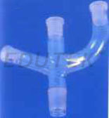 MULTIPLE ADAPTER, WITH THREE NECKS, TWO PARALLEL & ONE AT 45�
