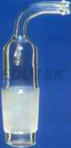 ADAPTER, CONE TO FLEXIBLE TUBING STRAIGHT CONNECTION WITH GLASS OR PTFE NEEDLE VALVE STOPCOCK